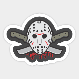 Jason Friday the 13th Sticker